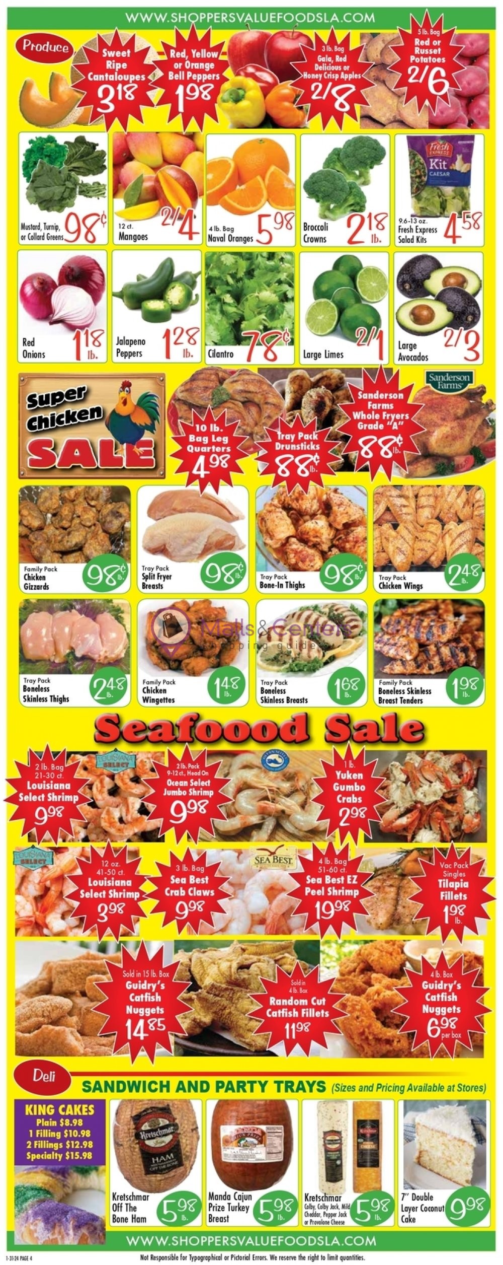Weekly ad for Shoppers Value Foods valid: 01/31/2024 - 02/13/2024, page 4