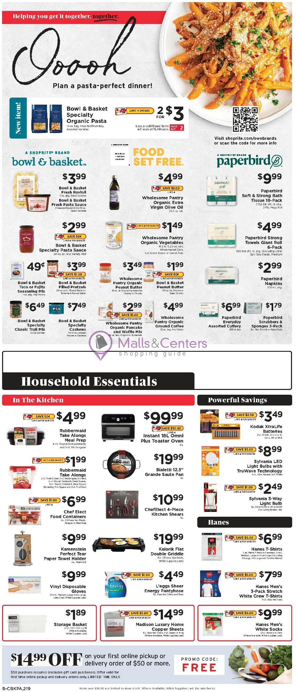 ShopRite Weekly Ad sales & flyers specials MallsCenters