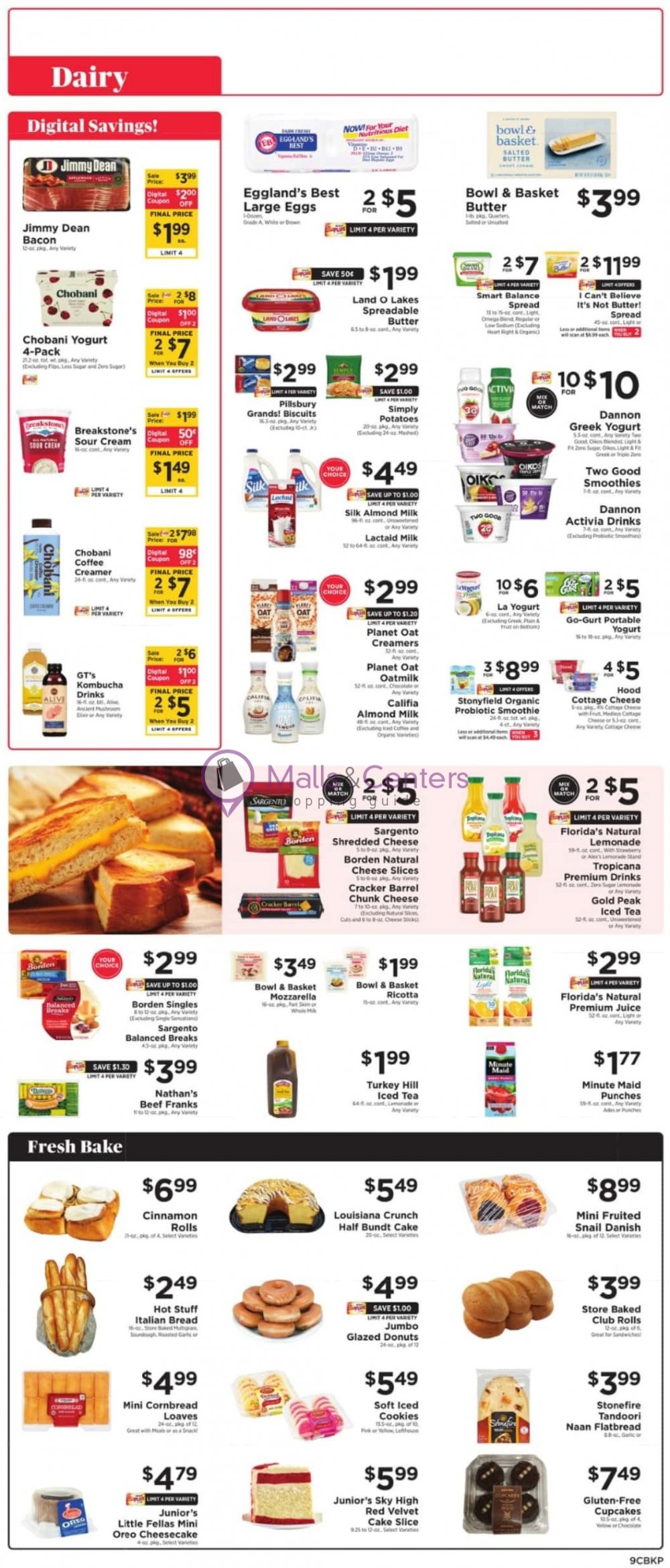 ShopRite Weekly ad valid from 01/05/2024 to 01/11/2024 MallsCenters