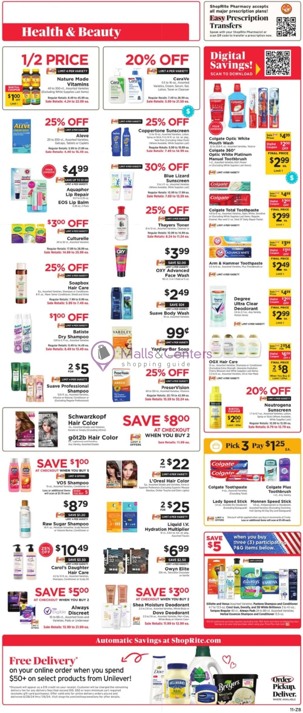 Weekly ad for ShopRite valid: 06/28/2024 - 07/04/2024, page 11