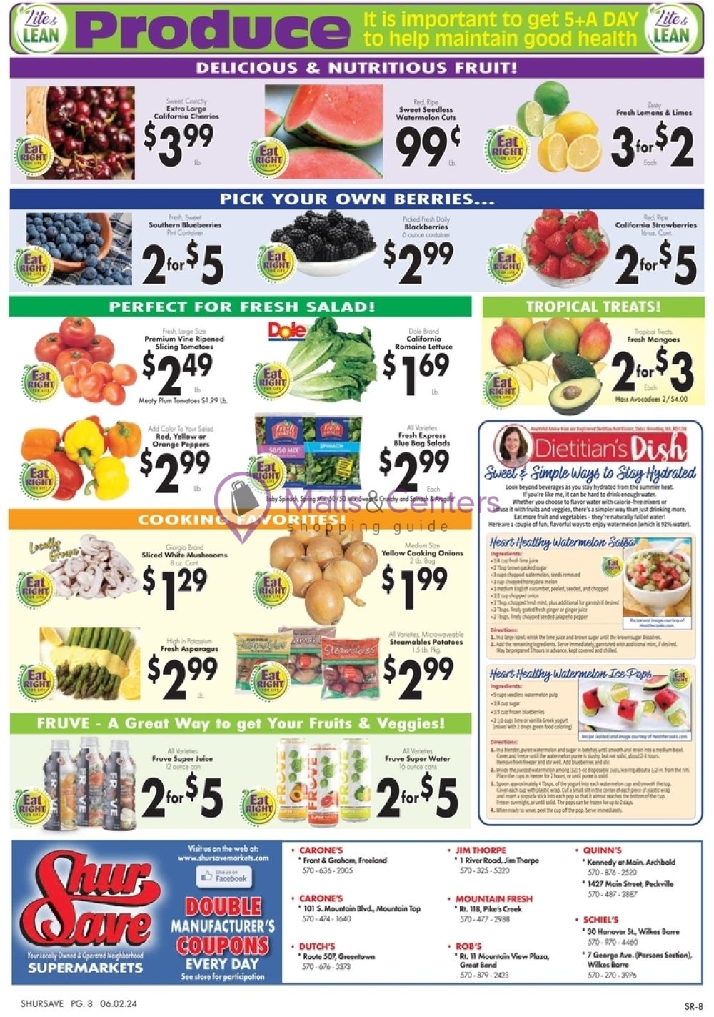Weekly ad for ShurSave Markets valid: 06/02/2024 - 06/08/2024, page 8