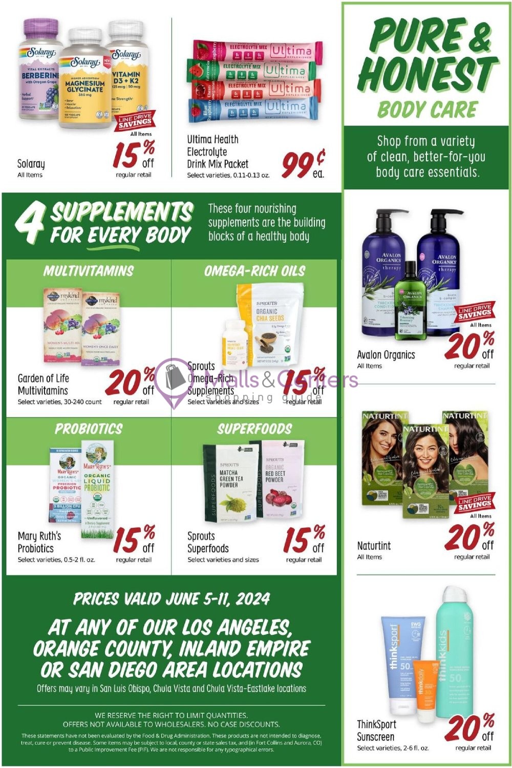Weekly ad for Sprouts Farmers Market valid: 06/05/2024 - 06/11/2024, page 14