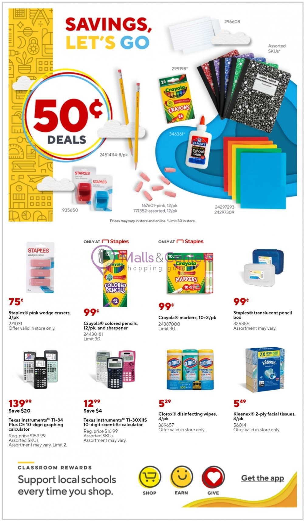 Staples Weekly Ad sales & flyers specials MallsCenters