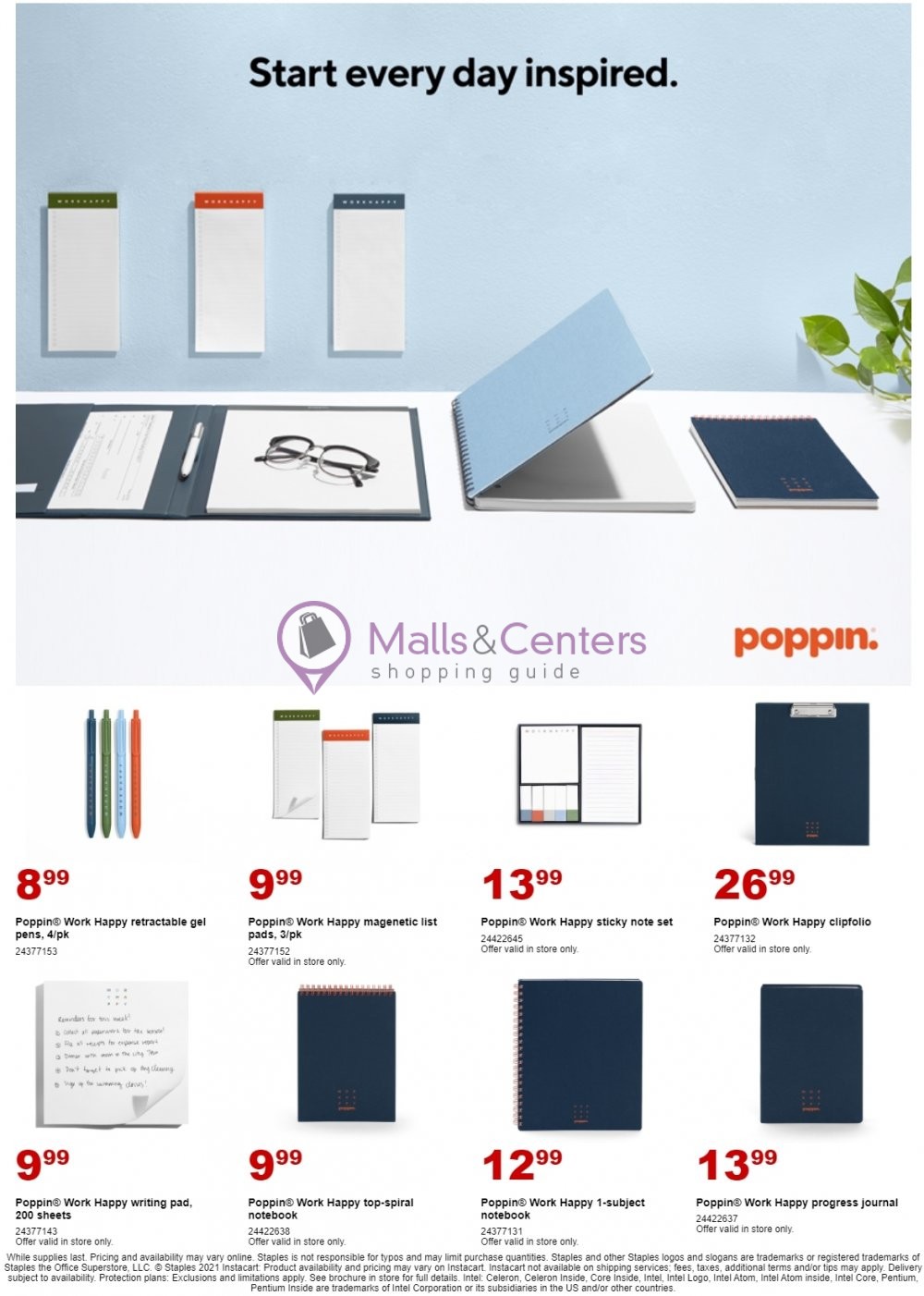 Staples Weekly Ad sales & flyers specials MallsCenters