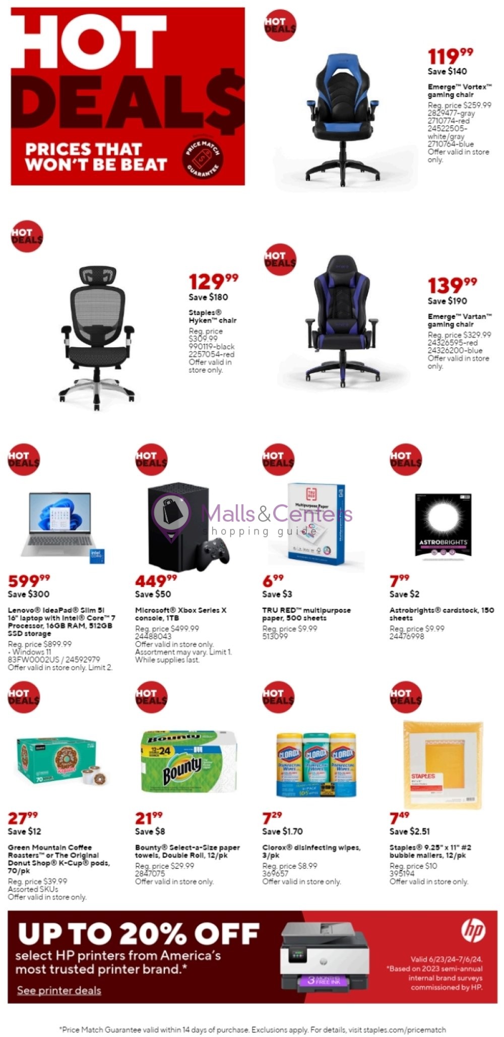 Weekly ad for Staples valid: 06/23/2024 - 06/29/2024, page 5 Weekly ad for Staples valid: 06/23/2024 - 06/29/2024, page 5