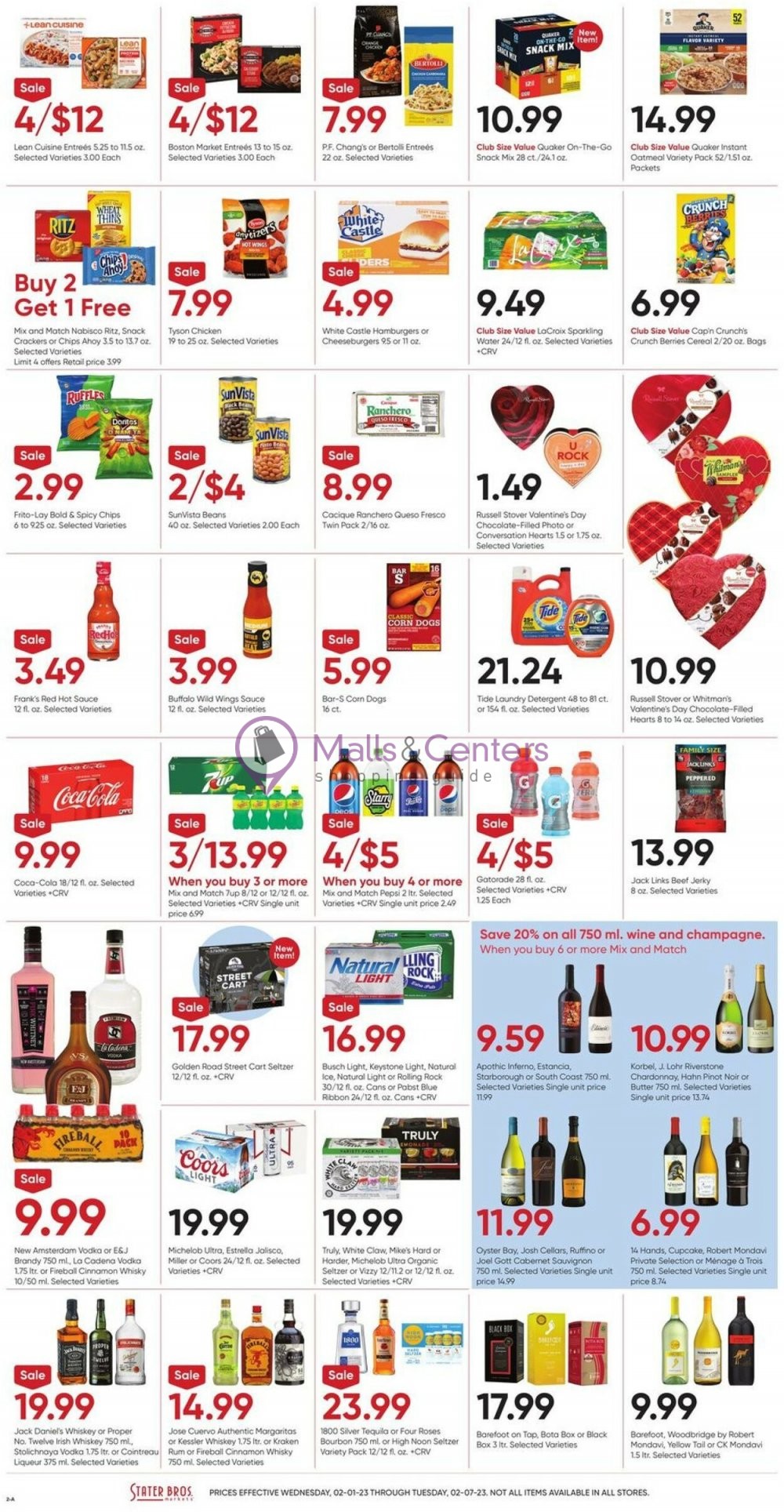 Stater Bros. Weekly ad valid from 02/01/2023 to 02/07/2023 MallsCenters