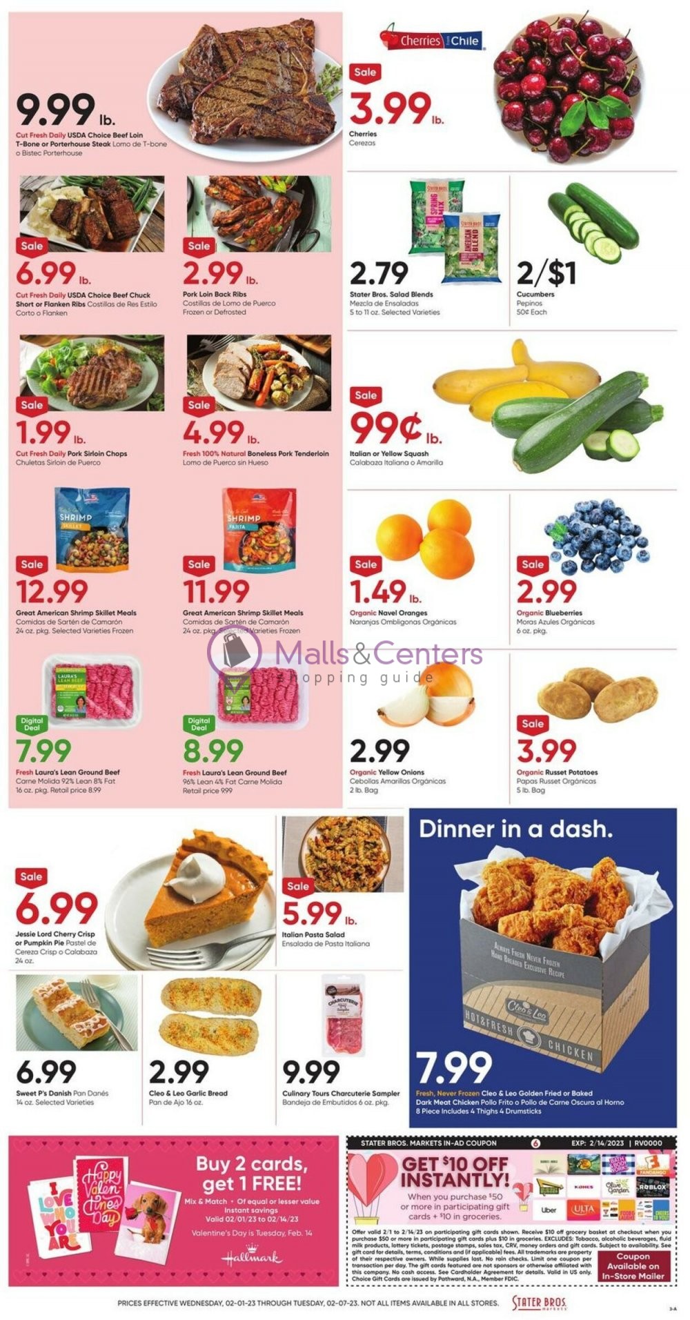 Stater Bros. Weekly ad valid from 02/01/2023 to 02/07/2023 MallsCenters