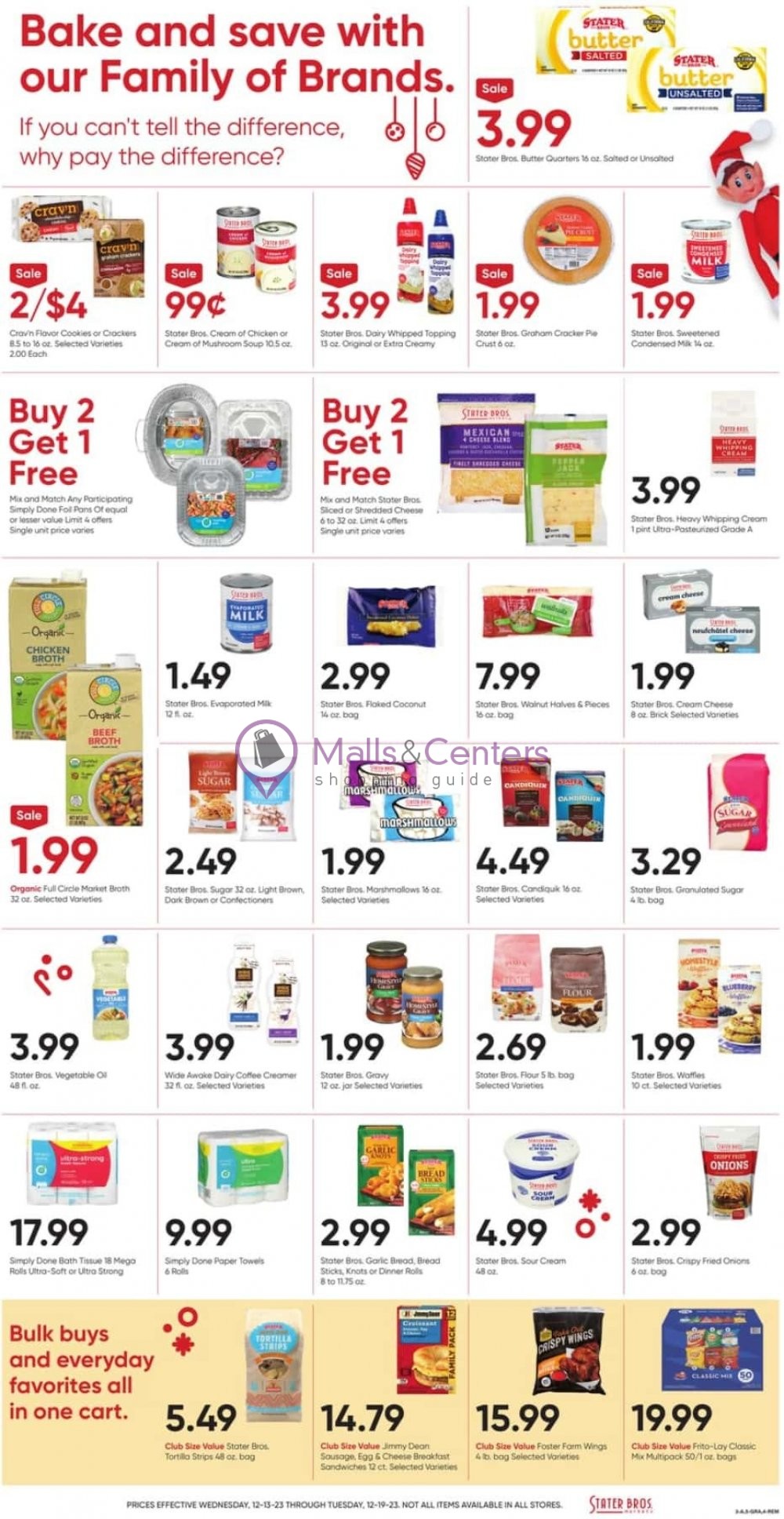 Stater Bros. Weekly ad valid from 12/13/2023 to 12/19/2023 MallsCenters