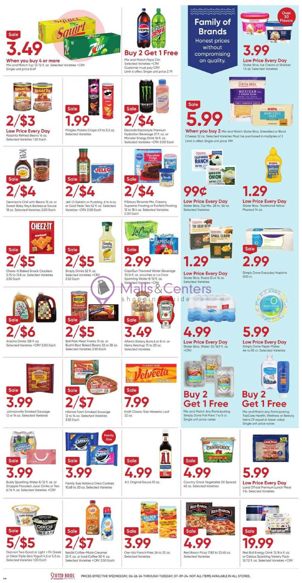 Weekly ad for Stater Bros. valid: 06/24/2024 - 07/09/2024, page 2