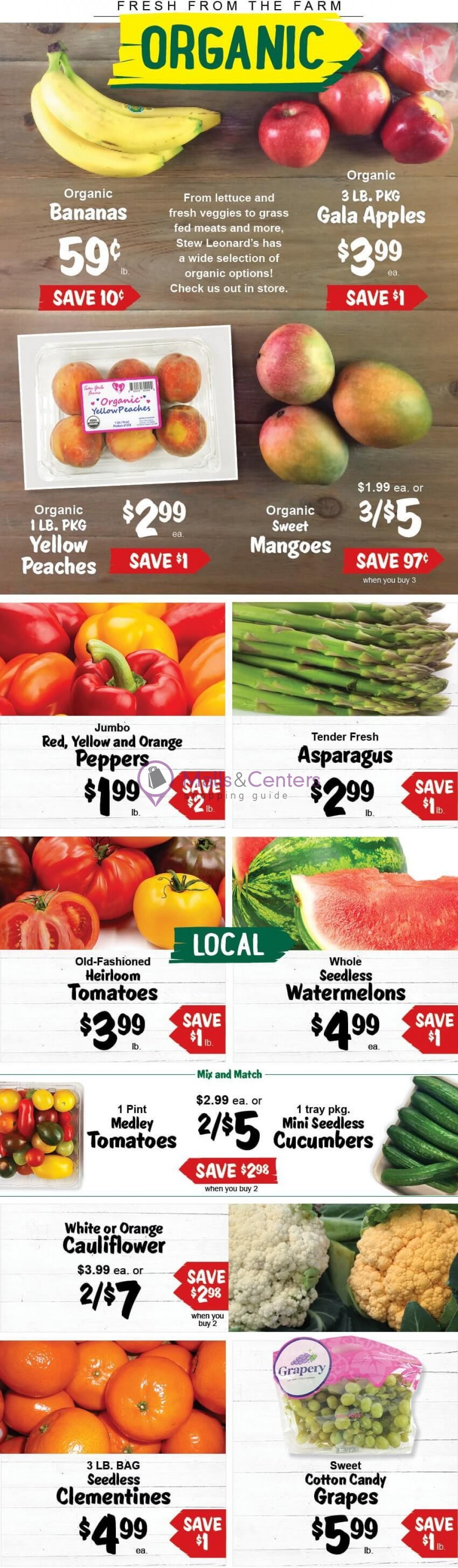 Stew Leonard's Weekly Ad sales & flyers specials MallsCenters