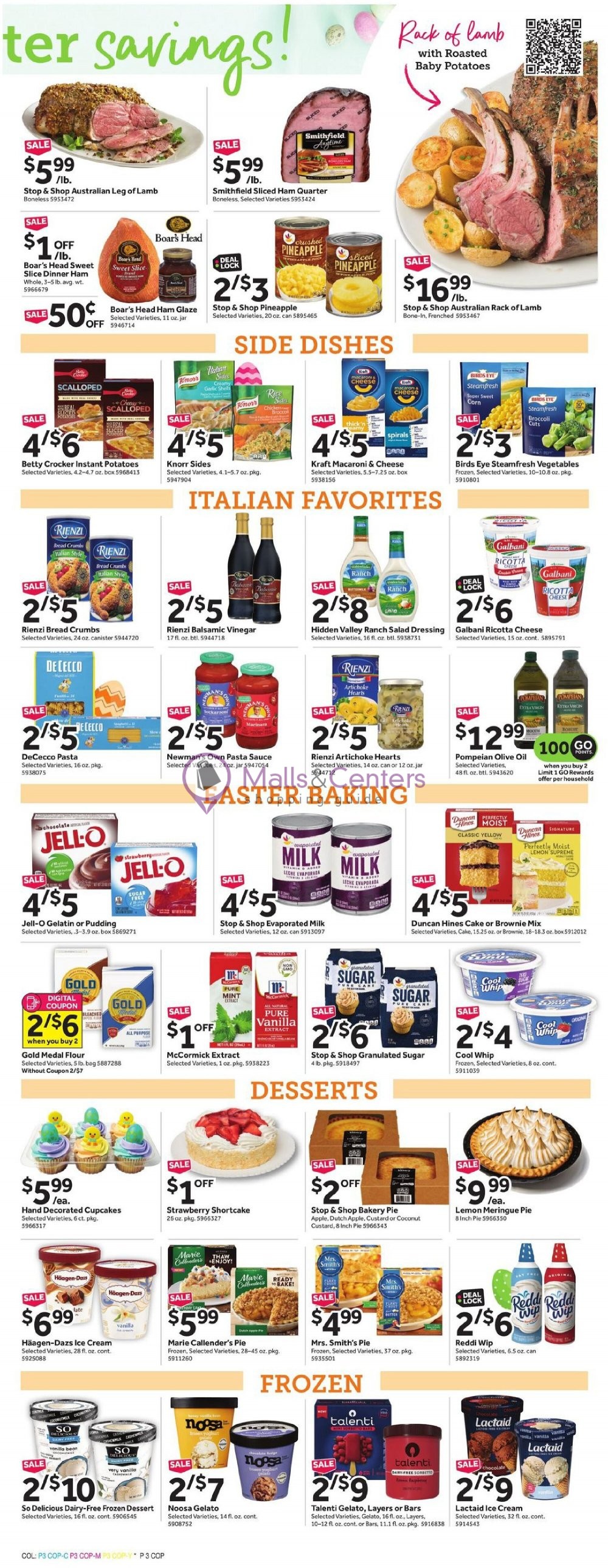 Stop & Shop Weekly ad valid from 04/07/2023 to 04/13/2023 MallsCenters