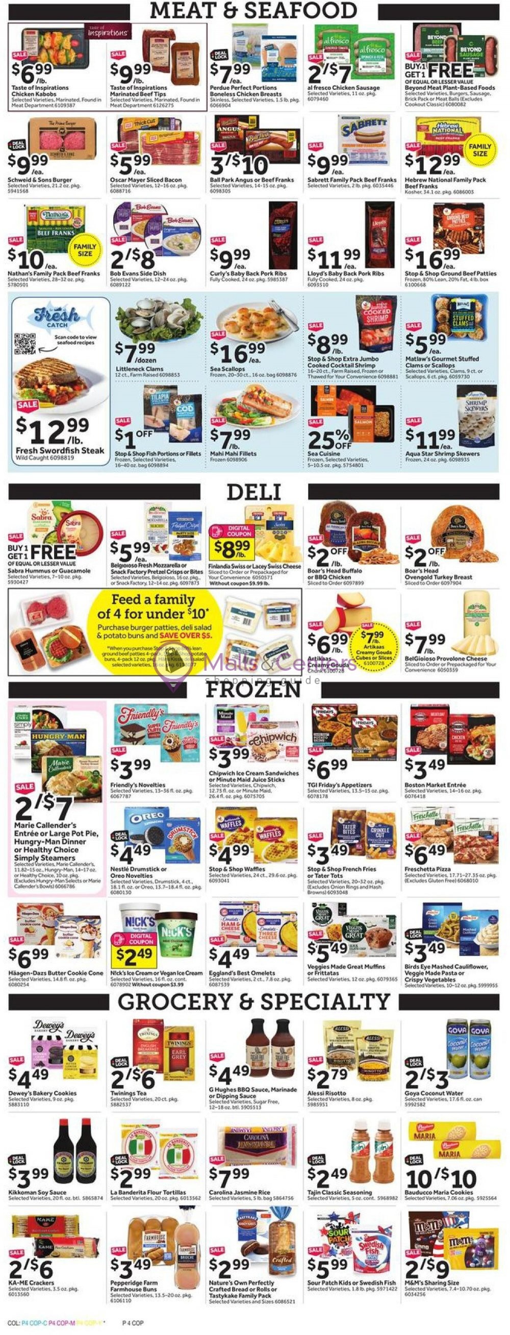 Stop & Shop Weekly Ad sales & flyers specials MallsCenters
