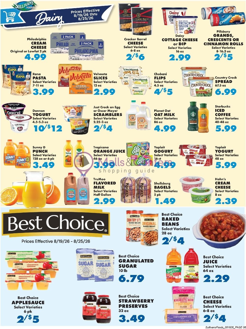 Weekly ad for Sullivan's Foods valid: 08/19/2026 - 08/26/2026, page 6
