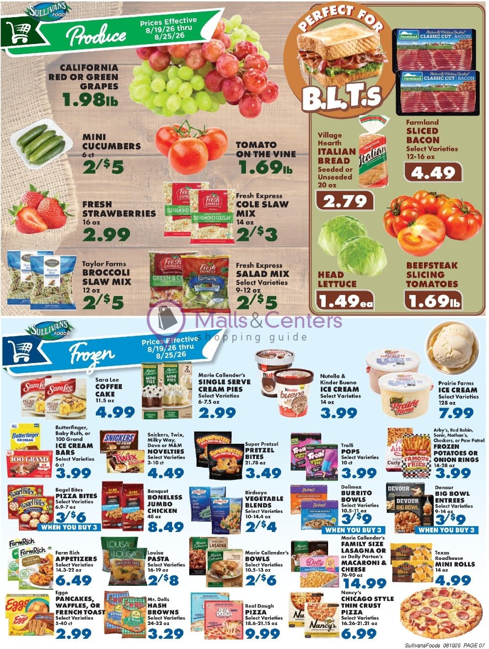 Weekly ad for Sullivan's Foods valid: 08/19/2026 - 08/26/2026, page 7