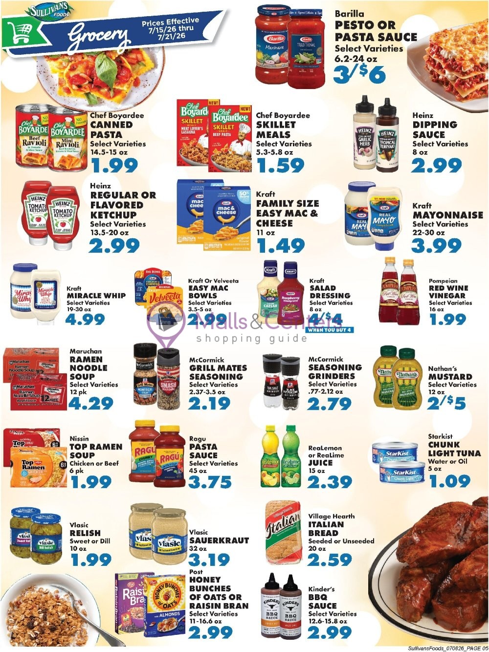 Weekly ad for Sullivan's Foods valid: 07/15/2026 - 07/21/2026, page 5