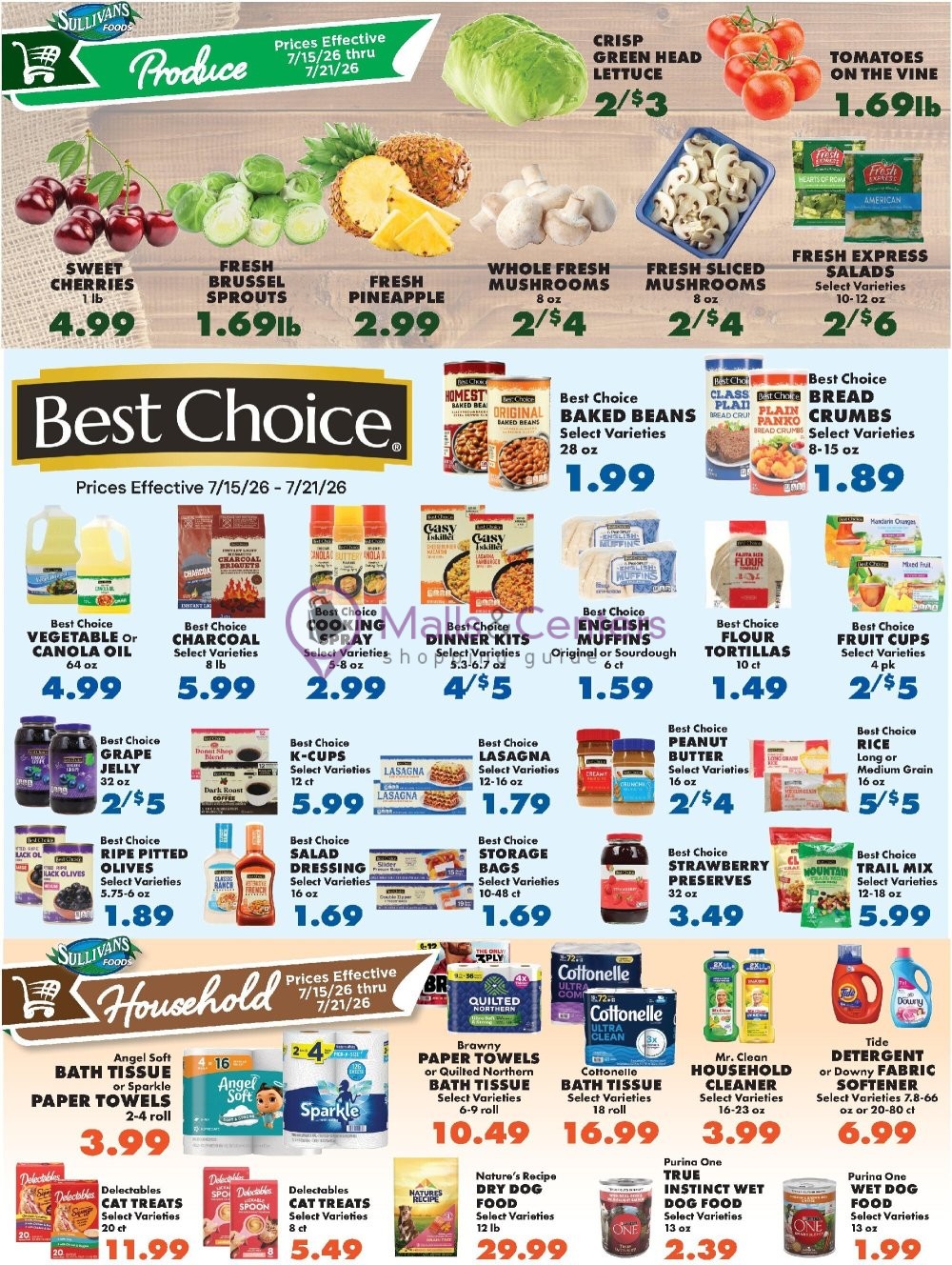 Weekly ad for Sullivan's Foods valid: 07/15/2026 - 07/21/2026, page 7