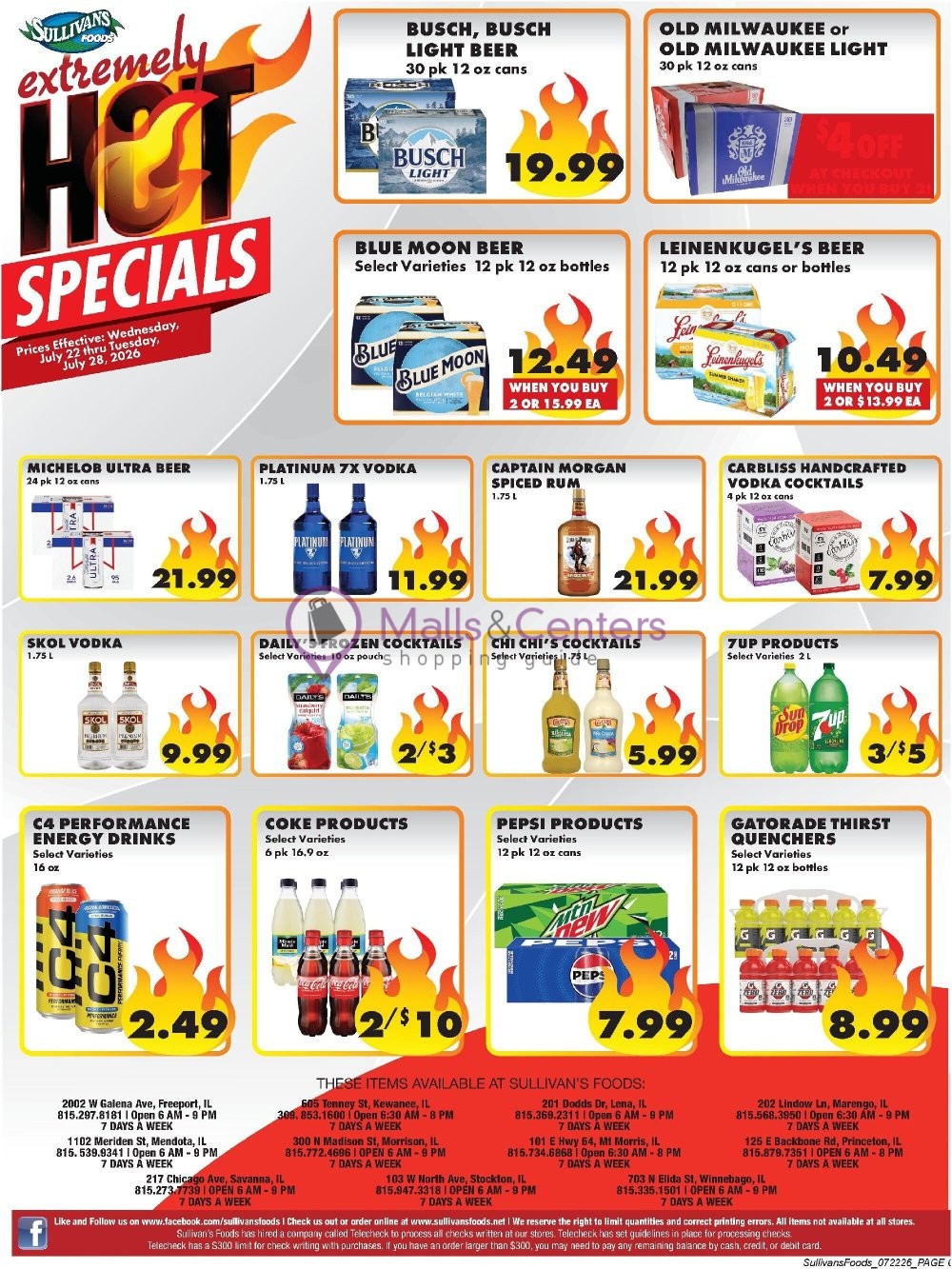 Weekly ad for Sullivan's Foods valid: 07/22/2026 - 07/28/2026, page 8