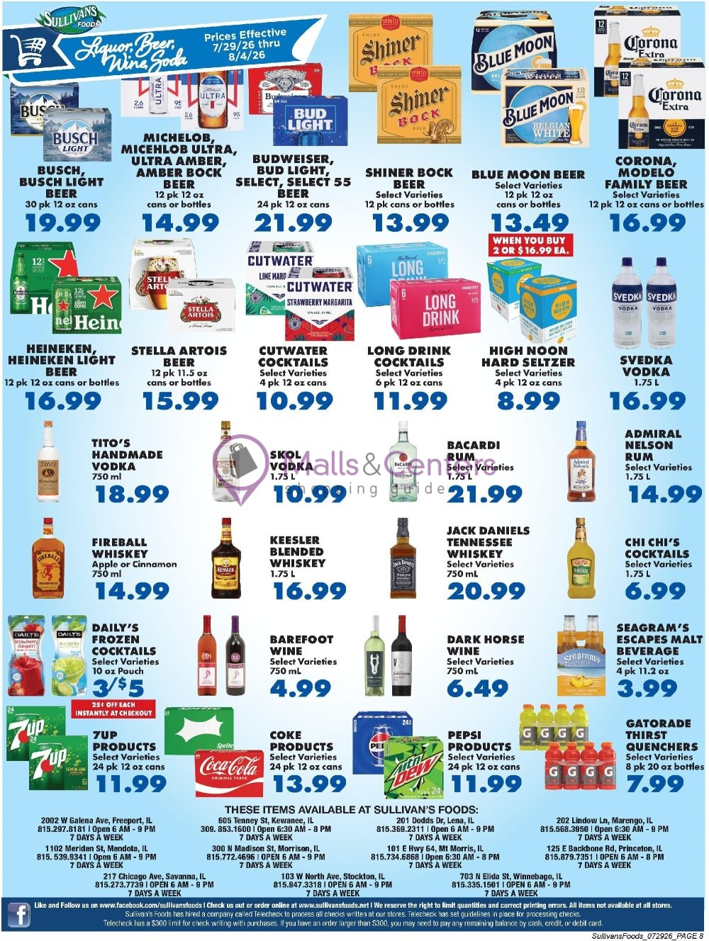 Weekly ad for Sullivan's Foods valid: 07/29/2026 - 08/04/2026, page 8
