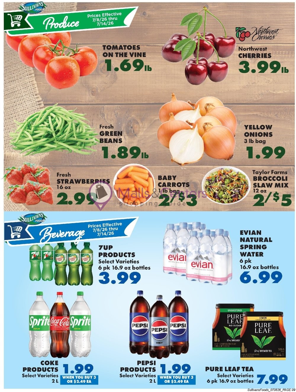 Weekly ad for Sullivan's Foods valid: 07/08/2026 - 07/14/2026, page 9