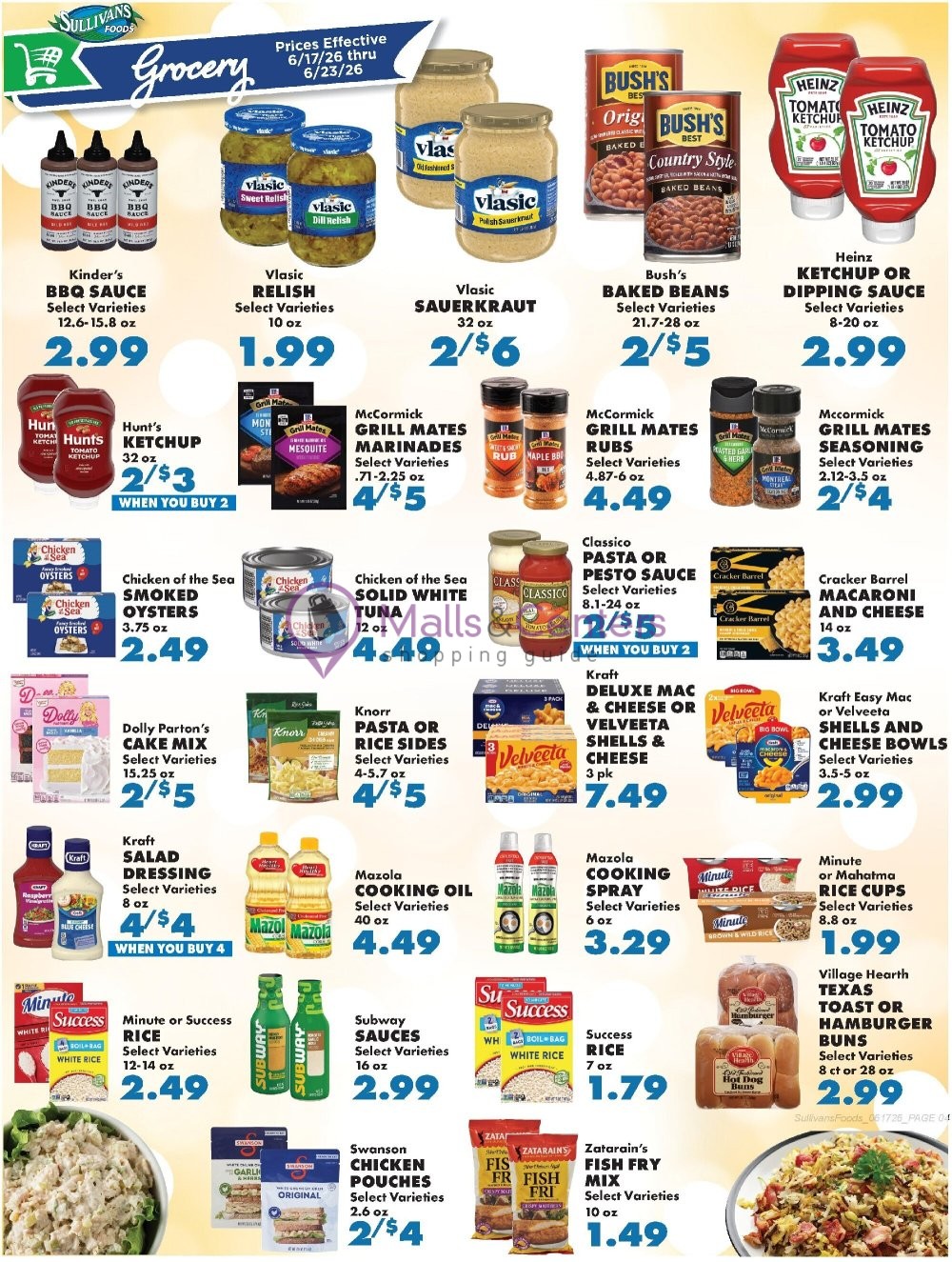 Weekly ad for Sullivan's Foods valid: 06/17/2026 - 06/23/2026, page 4