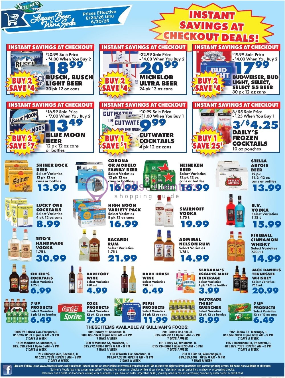 Weekly ad for Sullivan's Foods valid: 06/24/2026 - 06/30/2026, page 8