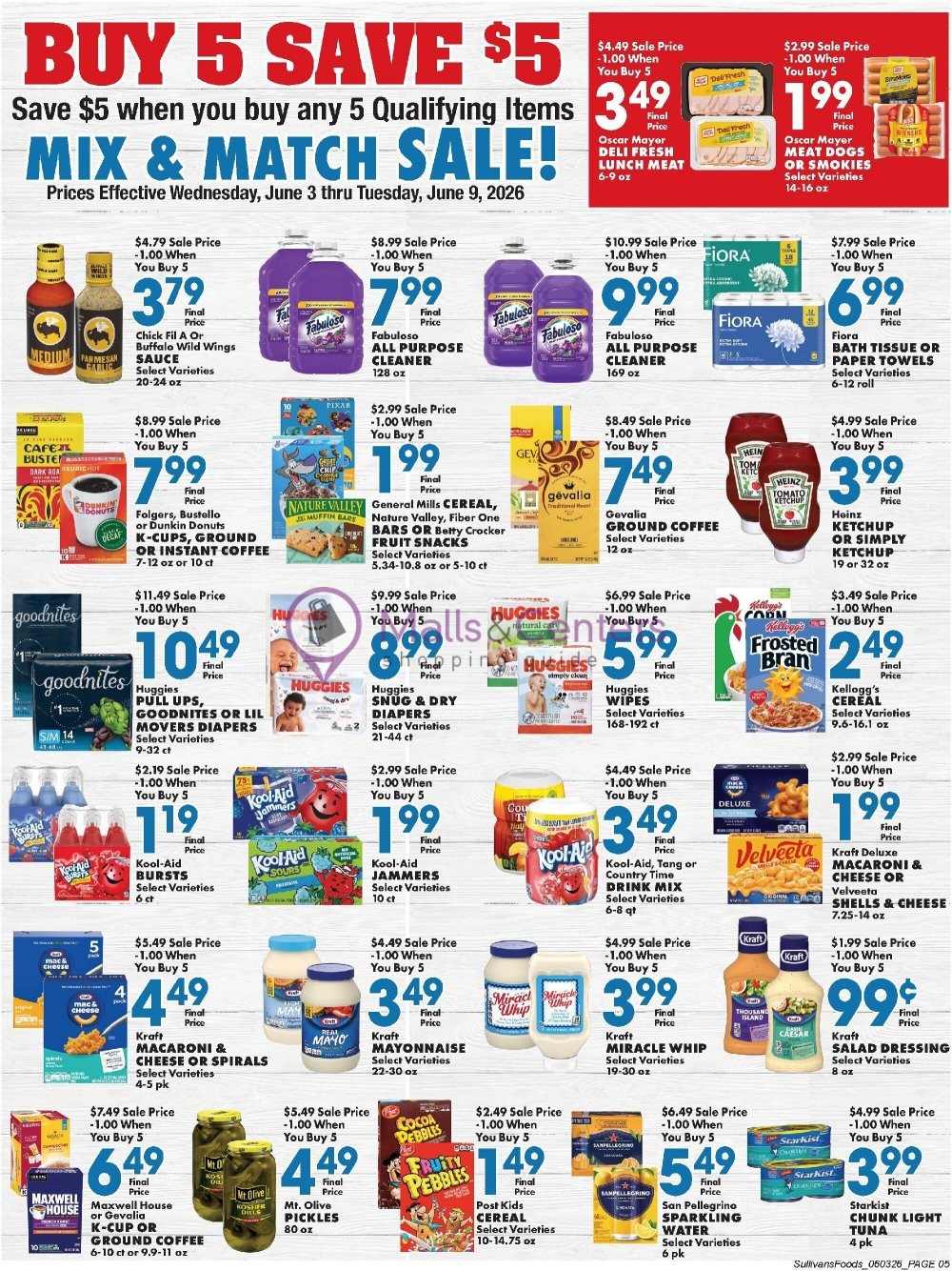Weekly ad for Sullivan's Foods valid: 06/03/2026 - 06/09/2026, page 5