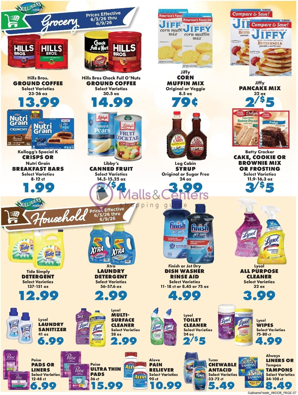 Weekly ad for Sullivan's Foods valid: 06/03/2026 - 06/09/2026, page 7
