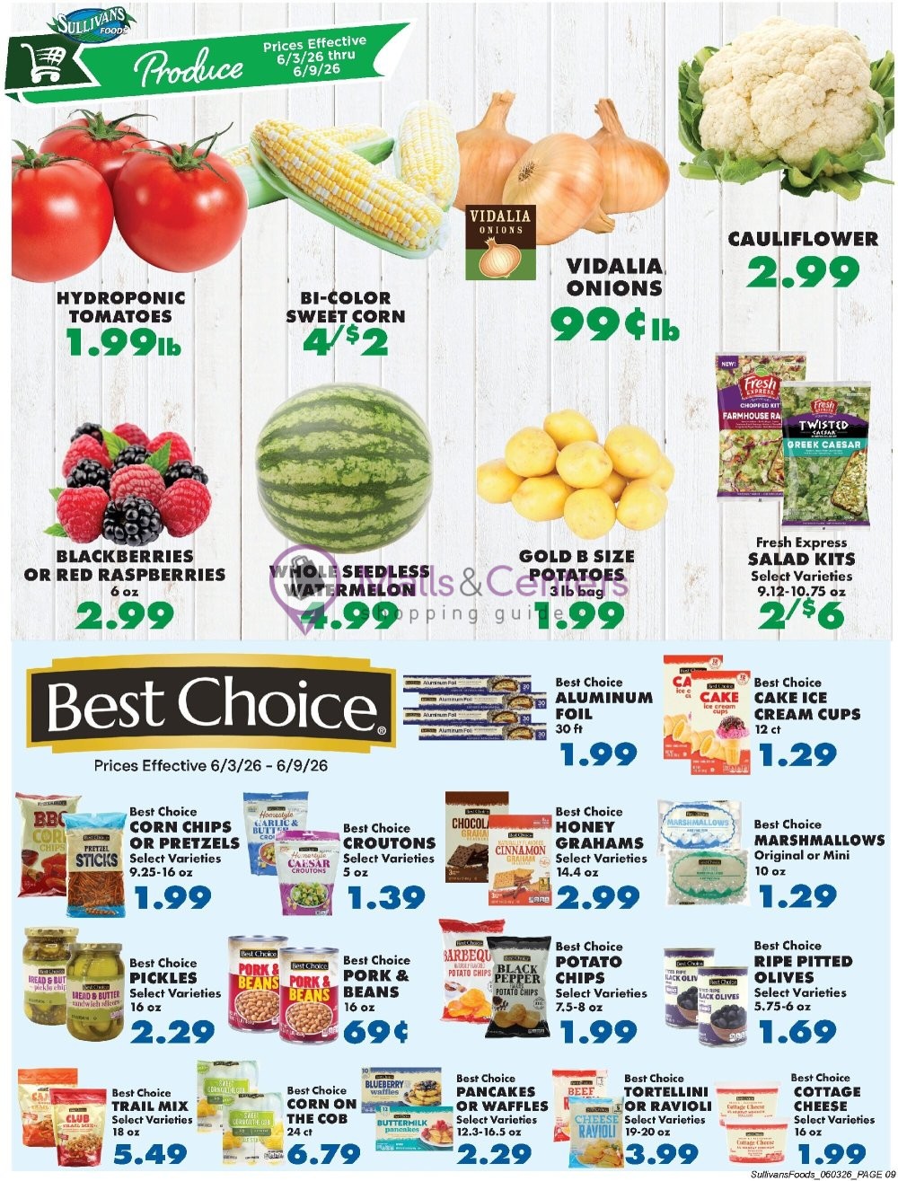 Weekly ad for Sullivan's Foods valid: 06/03/2026 - 06/09/2026, page 9