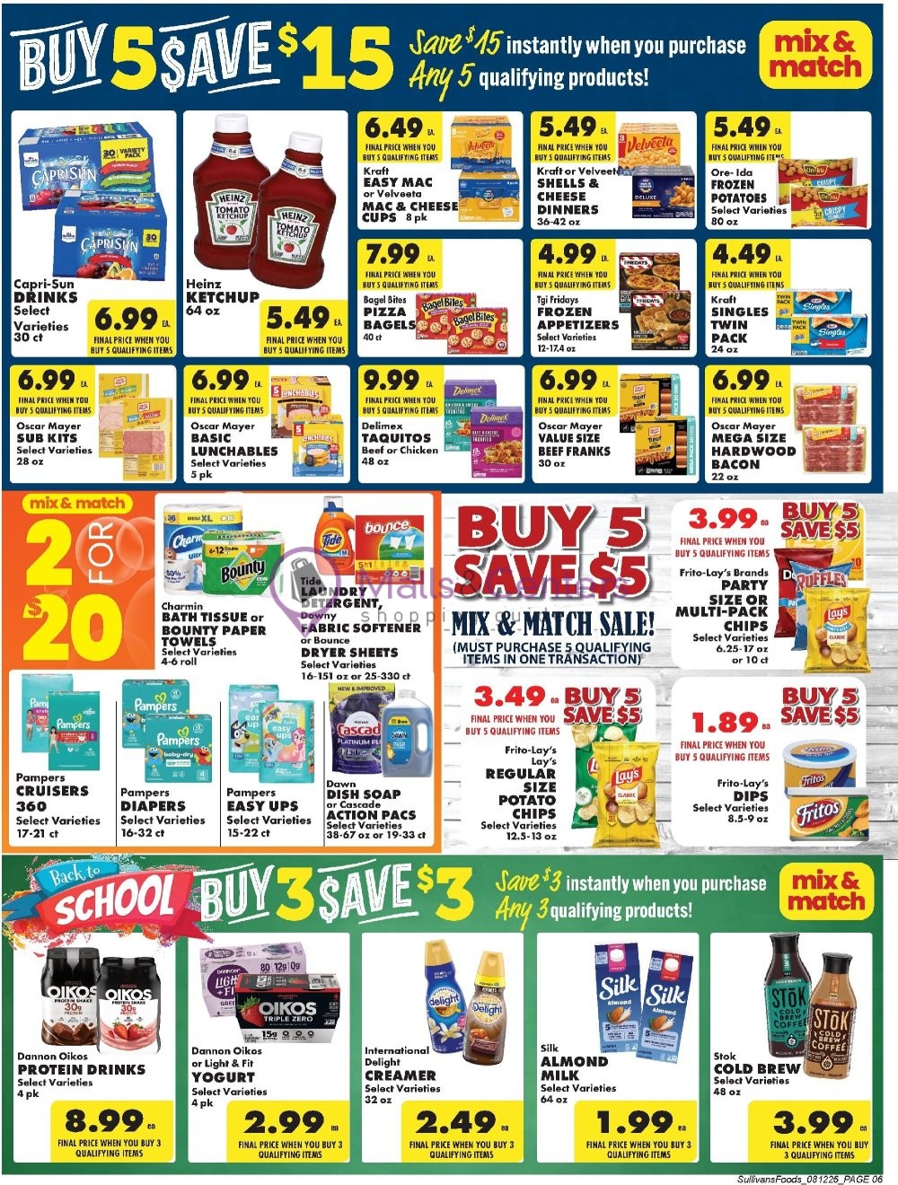 Weekly ad for Sullivan's Foods valid: 08/12/2026 - 08/18/2026, page 6