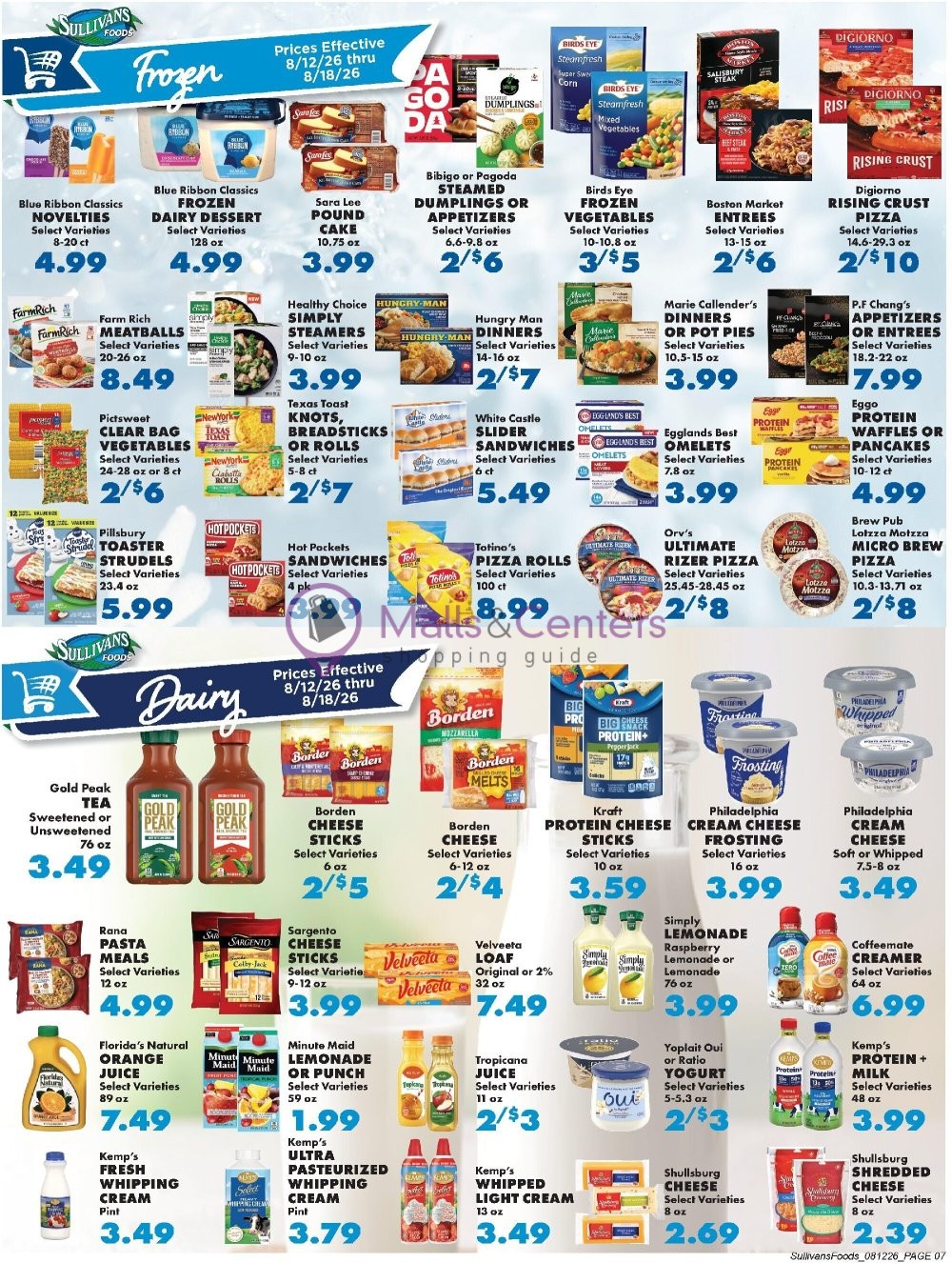 Weekly ad for Sullivan's Foods valid: 08/12/2026 - 08/18/2026, page 7