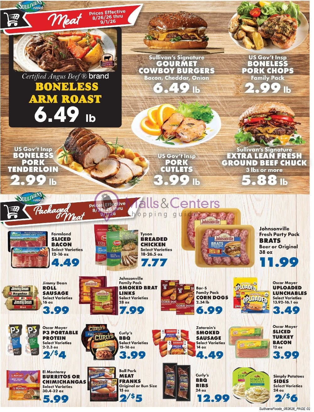 Weekly ad for Sullivan's Foods valid: 08/26/2026 - 09/01/2026, page 2