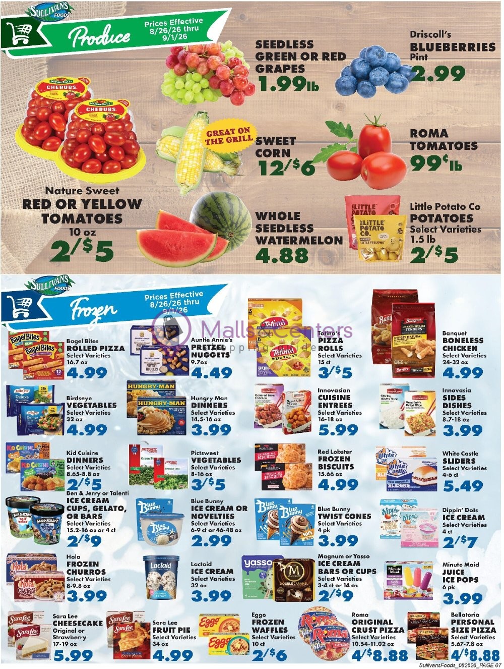 Weekly ad for Sullivan's Foods valid: 08/26/2026 - 09/01/2026, page 7