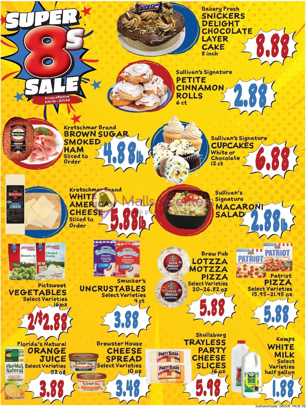 Weekly ad for Sullivan's Foods valid: 08/05/2026 - 08/11/2026, page 9