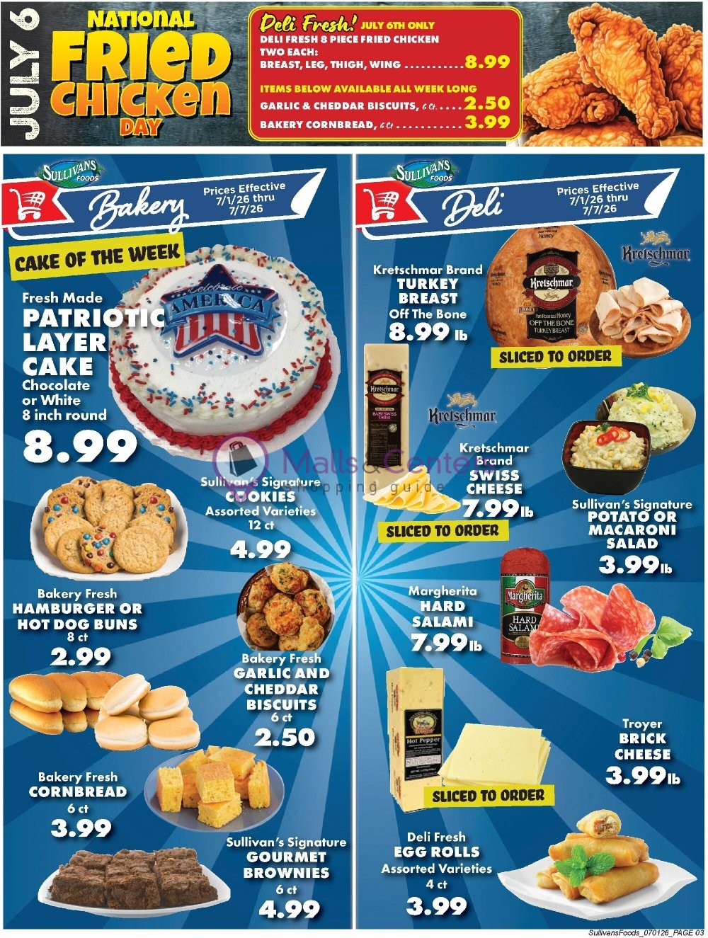 Weekly ad for Sullivan's Foods valid: 07/01/2026 - 07/07/2026, page 3