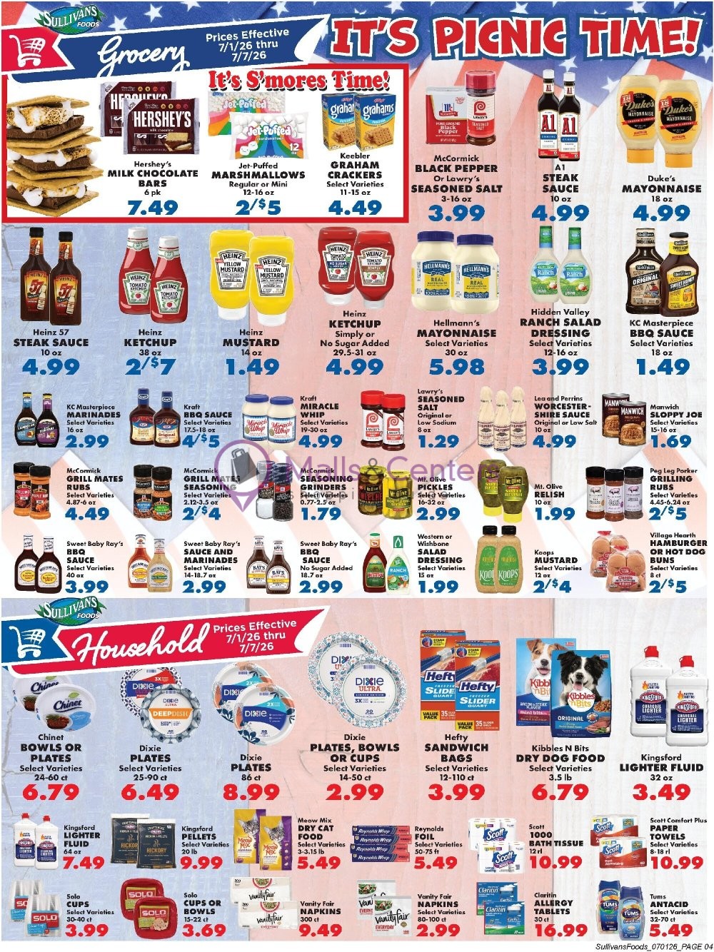 Weekly ad for Sullivan's Foods valid: 07/01/2026 - 07/07/2026, page 4