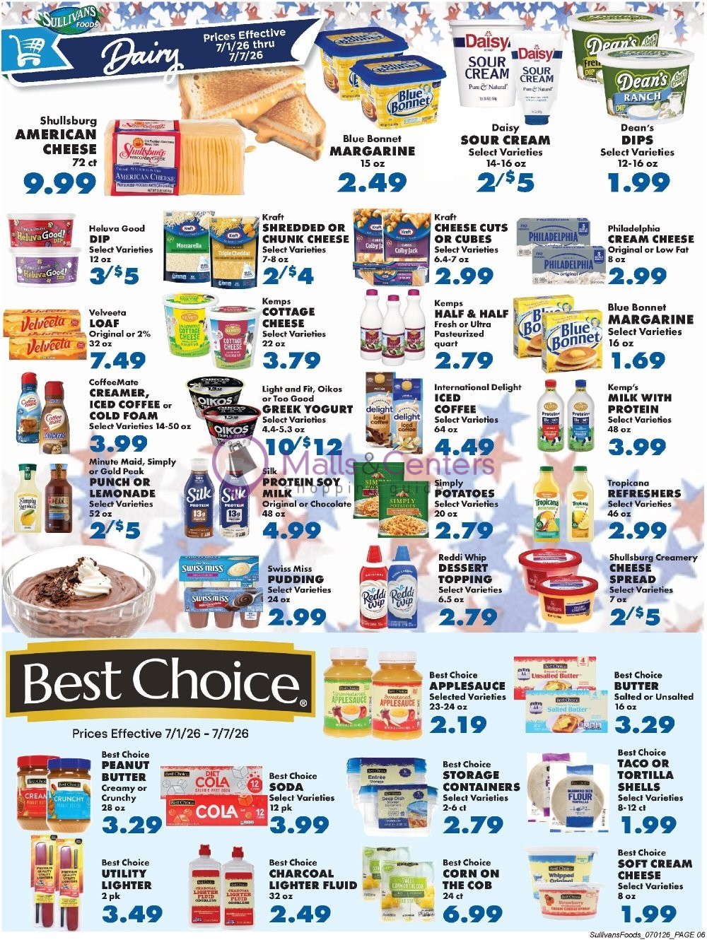 Weekly ad for Sullivan's Foods valid: 07/01/2026 - 07/07/2026, page 6