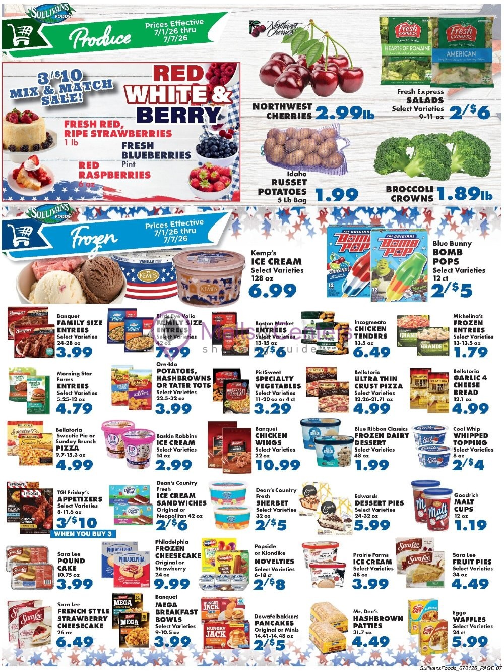 Weekly ad for Sullivan's Foods valid: 07/01/2026 - 07/07/2026, page 7