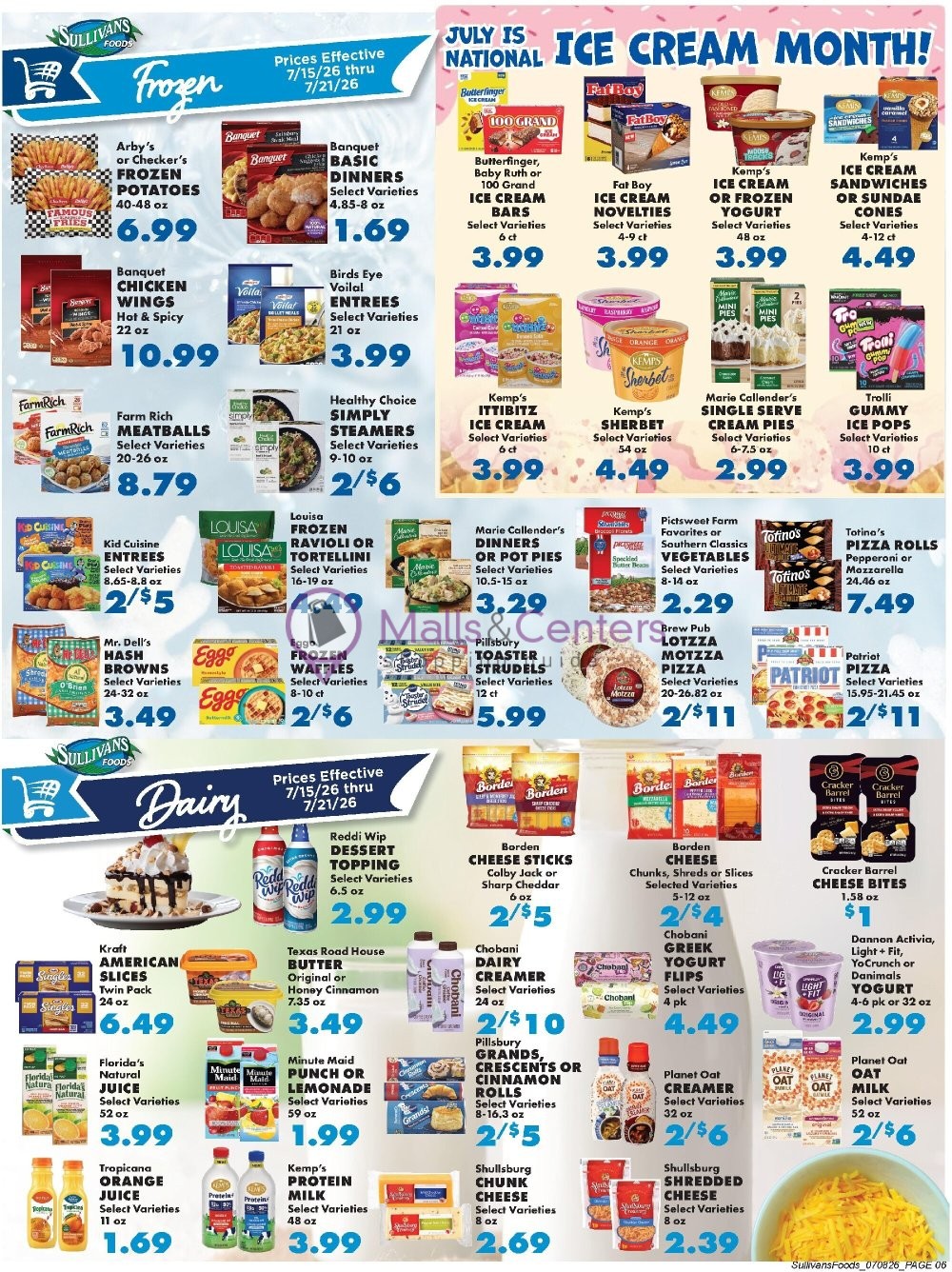 Weekly ad for Sullivan's Foods valid: 07/15/2026 - 07/21/2026, page 6