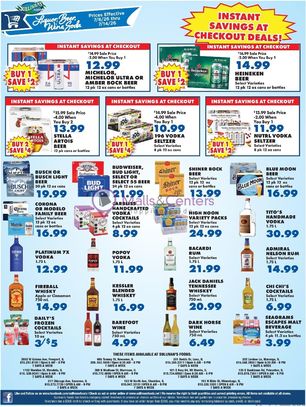 Weekly ad for Sullivan's Foods valid: 07/08/2026 - 07/14/2026, page 10