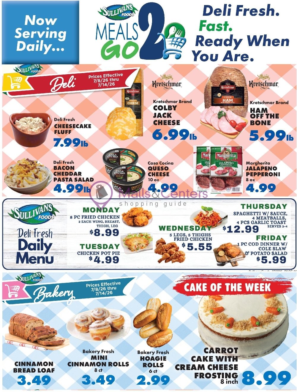 Weekly ad for Sullivan's Foods valid: 07/08/2026 - 07/14/2026, page 3