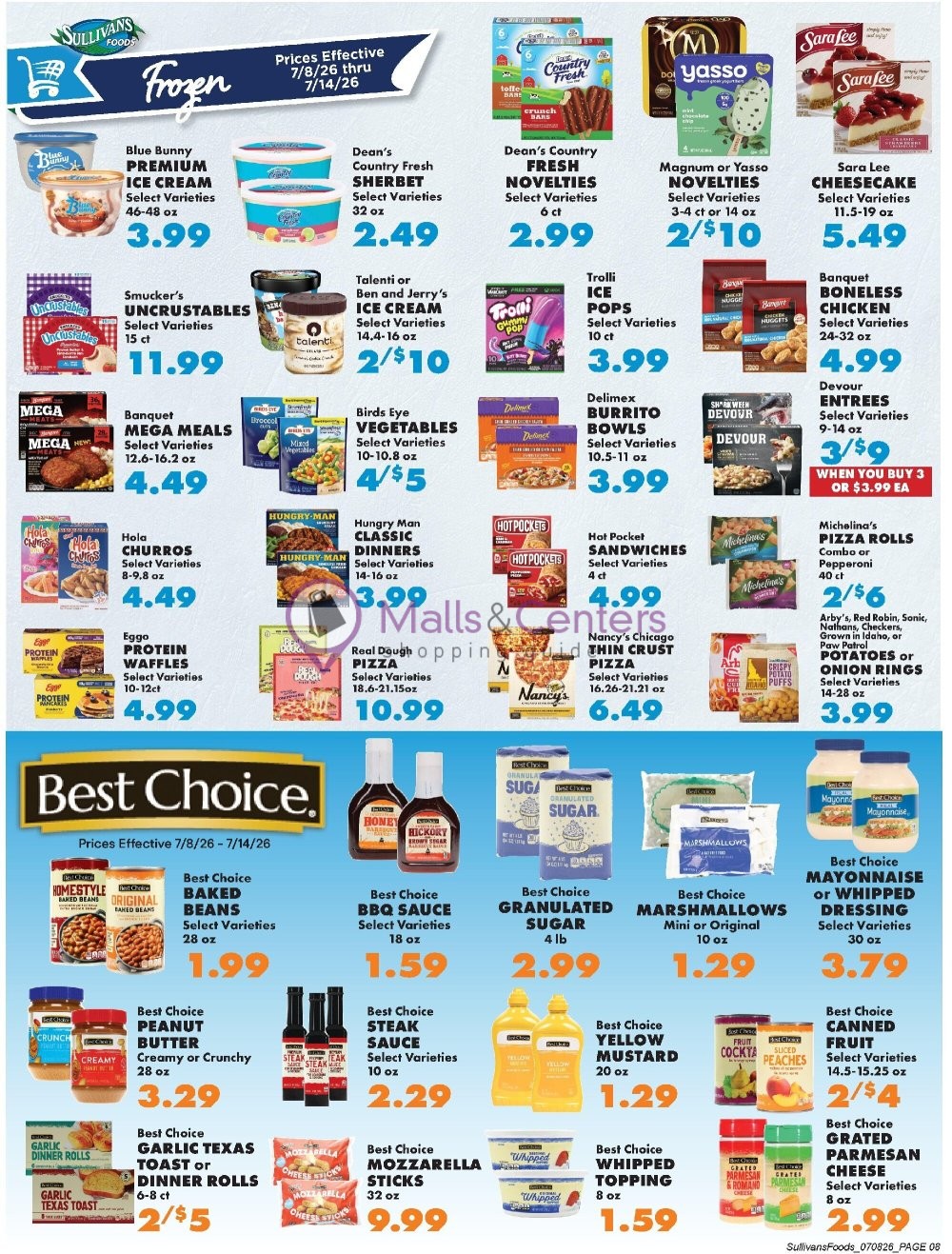 Weekly ad for Sullivan's Foods valid: 07/08/2026 - 07/14/2026, page 8