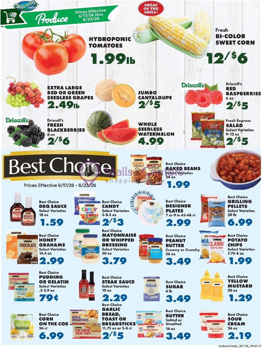 Weekly ad for Sullivan's Foods valid: 06/17/2026 - 06/23/2026, page 7