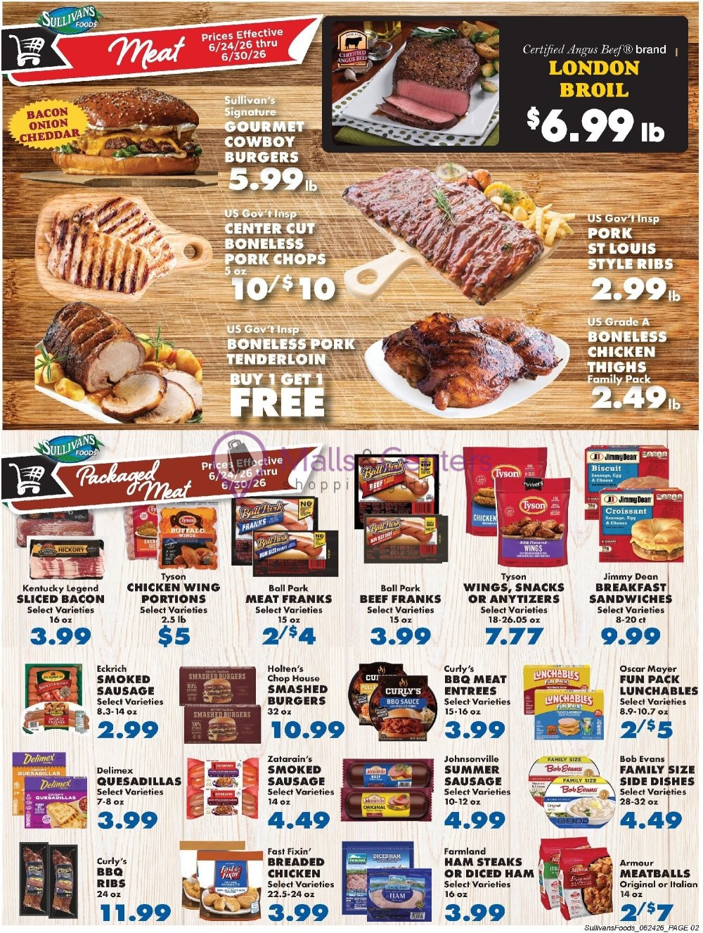 Weekly ad for Sullivan's Foods valid: 06/24/2026 - 06/30/2026, page 2