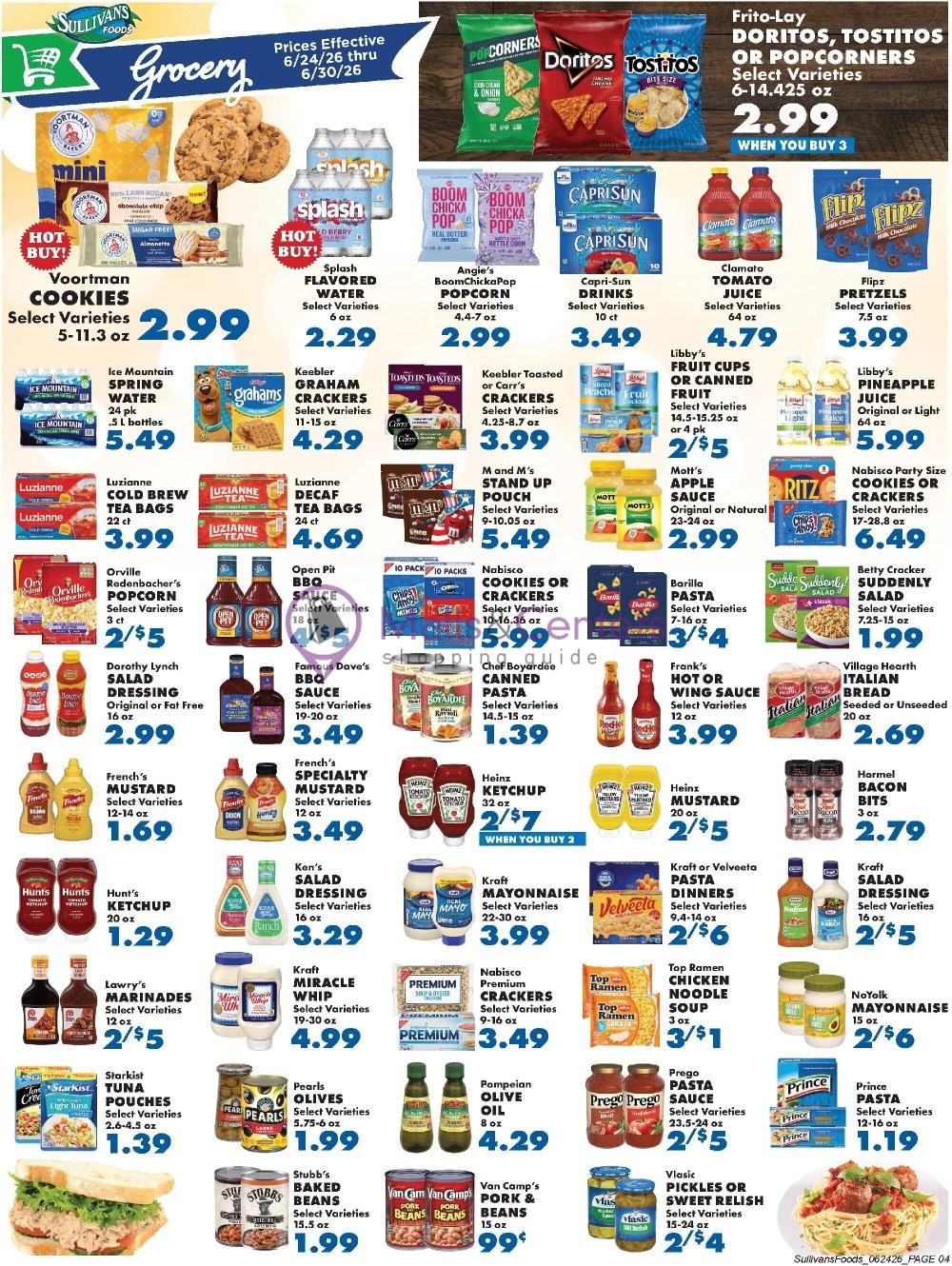 Weekly ad for Sullivan's Foods valid: 06/24/2026 - 06/30/2026, page 4
