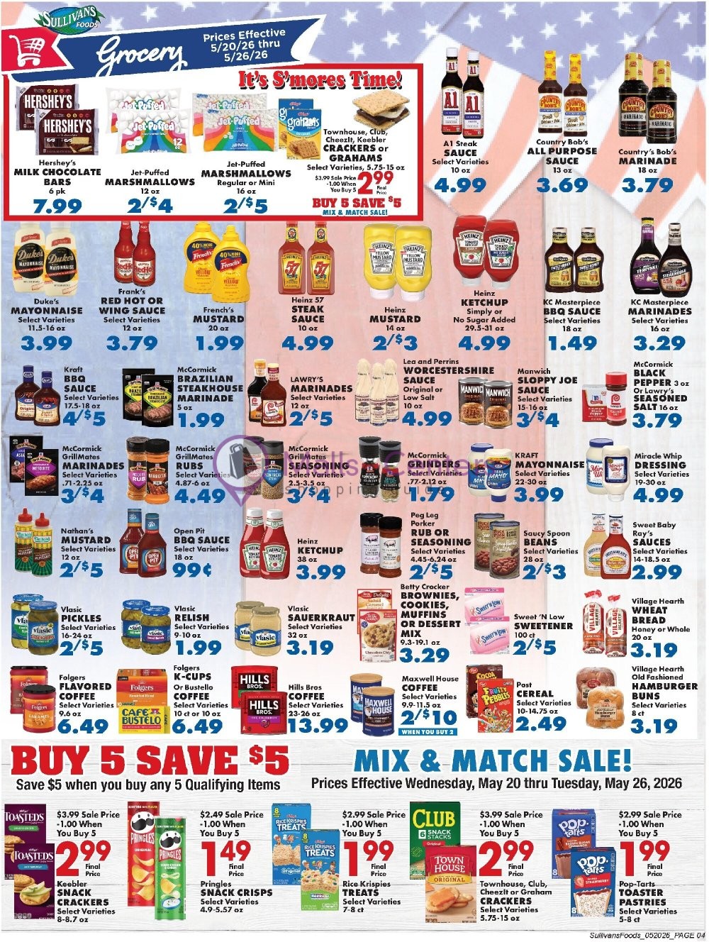 Weekly ad for Sullivan's Foods valid: 05/20/2026 - 05/26/2026, page 4