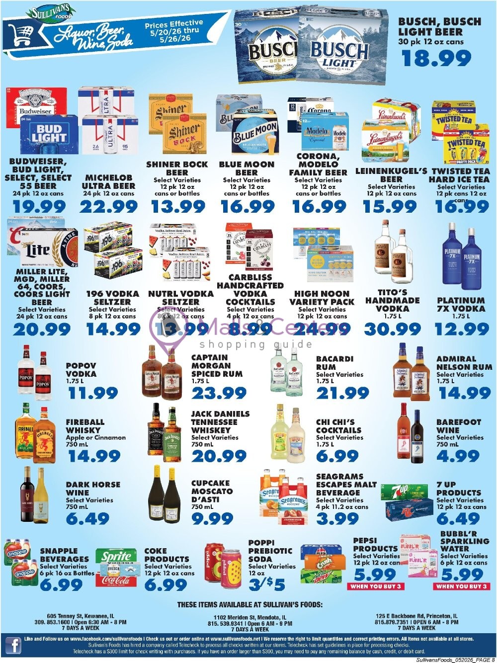 Weekly ad for Sullivan's Foods valid: 05/20/2026 - 05/26/2026, page 8