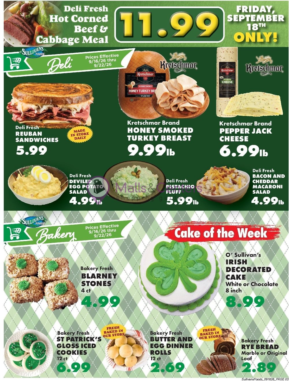 Weekly ad for Sullivan's Foods valid: 09/16/2026 - 09/22/2026, page 3