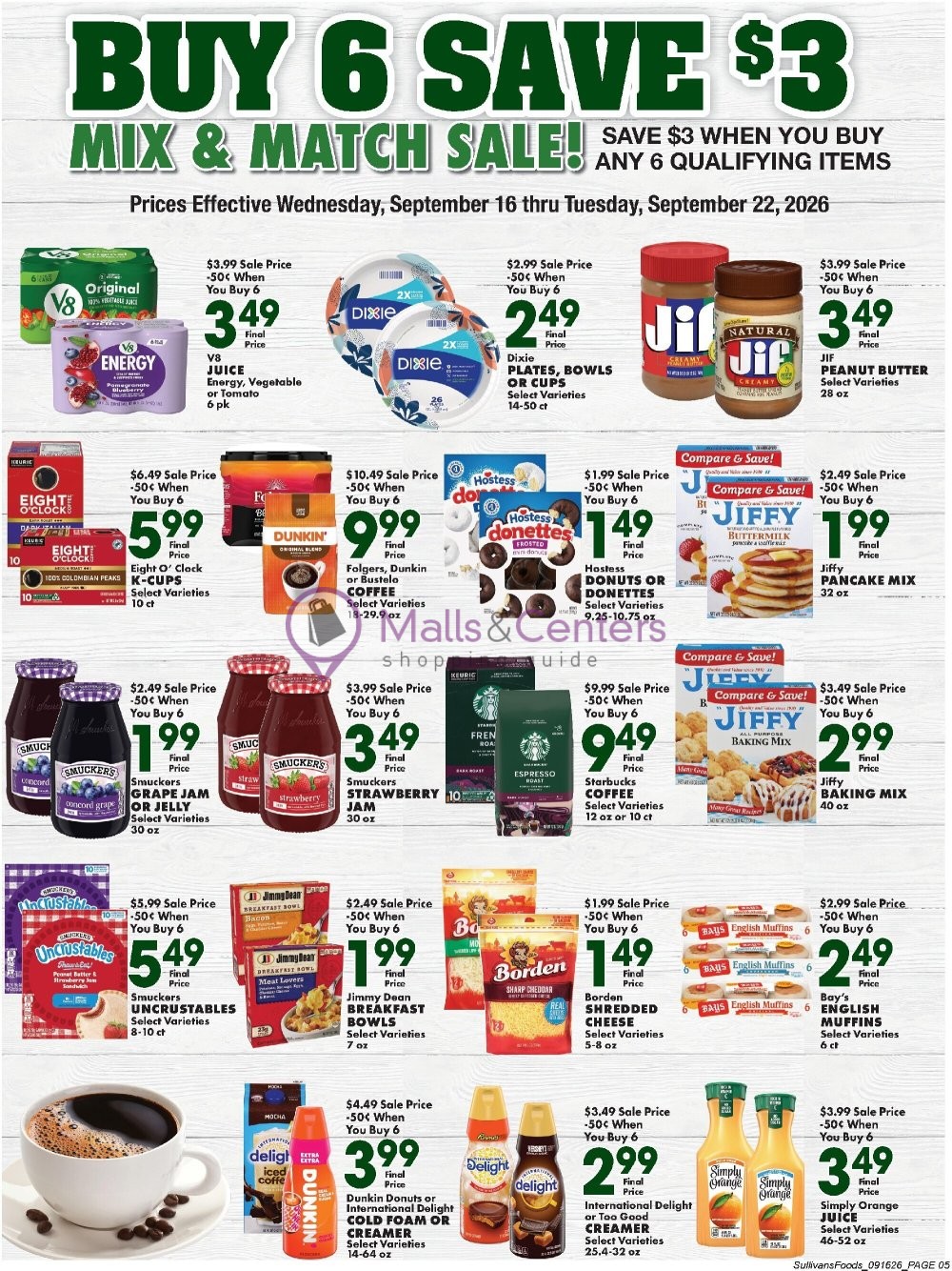 Weekly ad for Sullivan's Foods valid: 09/16/2026 - 09/22/2026, page 5