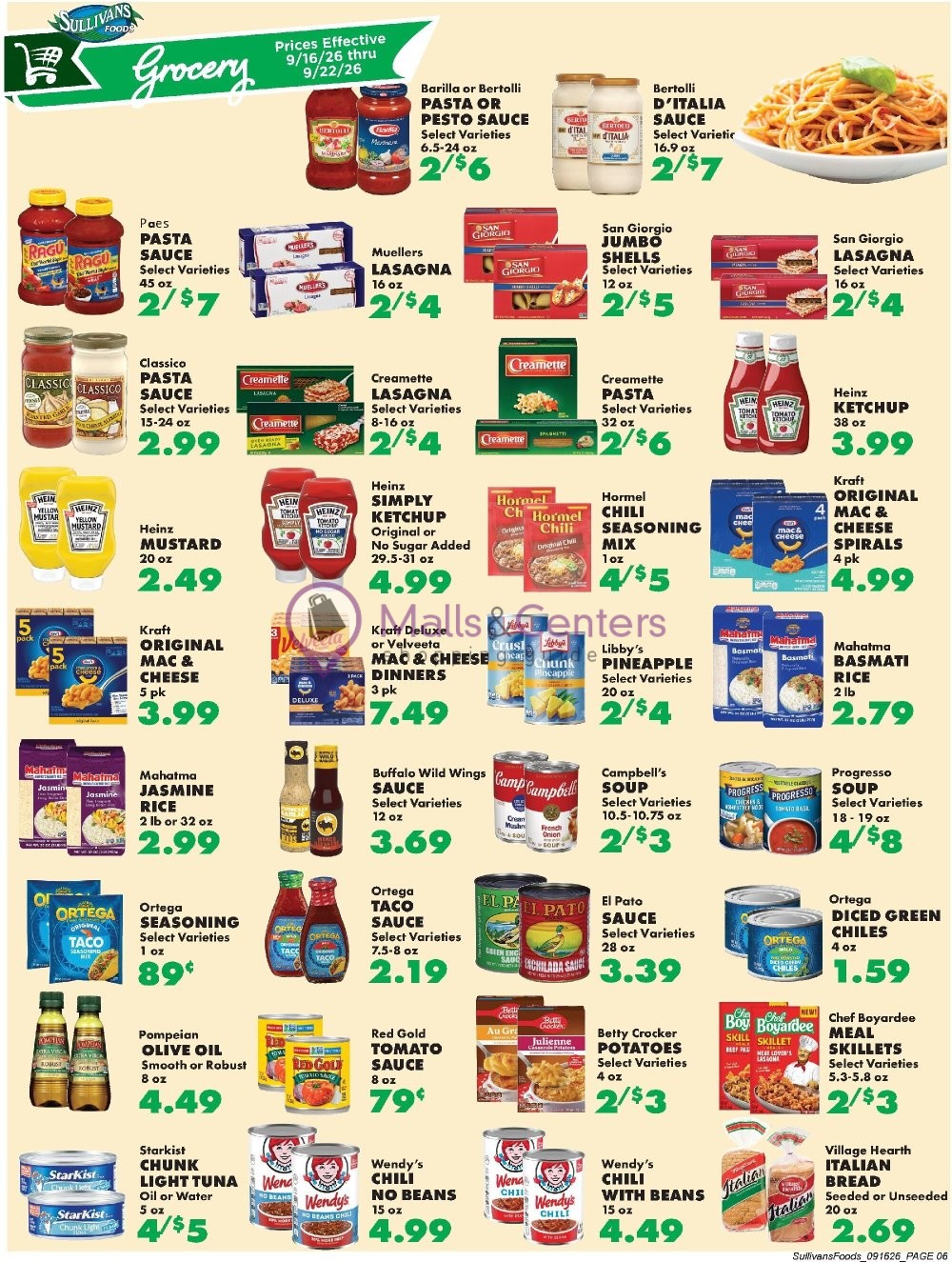 Weekly ad for Sullivan's Foods valid: 09/16/2026 - 09/22/2026, page 7
