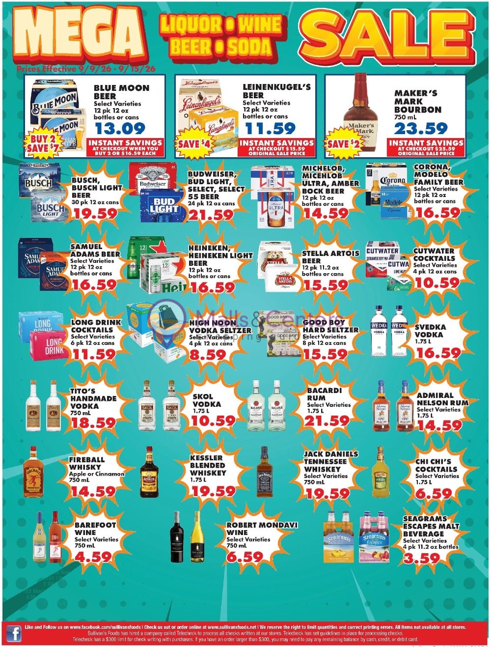 Weekly ad for Sullivan's Foods valid: 09/09/2026 - 09/15/2026, page 10